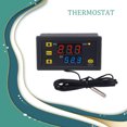 thumbnail image 3 of Langgg W3230 Temperature Controller Adjustable Meter Regulator Heating Waterproof Switch LED Digital Thermostat Cooling AC110V-220V, 3 of 6