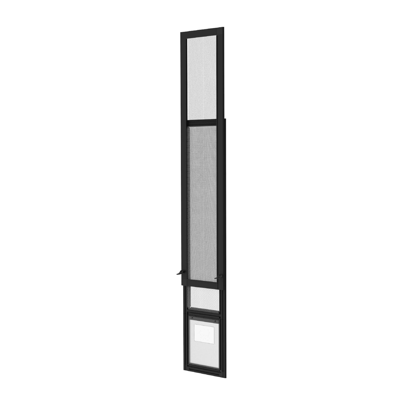 Hakuna Pets Black Small Patio Pet Door for Sliding Doors, for Dogs