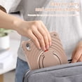 thumbnail image 3 of ELEHOLD Case for Apple iPad 10th Gen, Portable Hybrid Shockproof iPad Case with Pencil Holder & Hanging Ring Handle Rotatable Kickstand,Latte, 3 of 10