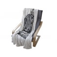 thumbnail image 4 of Old Hollywood Soft Flannel Fleece Blanket, Brand New Nostalgic American Classic Car Realistic Illustration, Cozy Plush for Indoor and Outdoor Use, 50" x 60", Charcoal Grey and Grey, by Ambesonne, 4 of 6