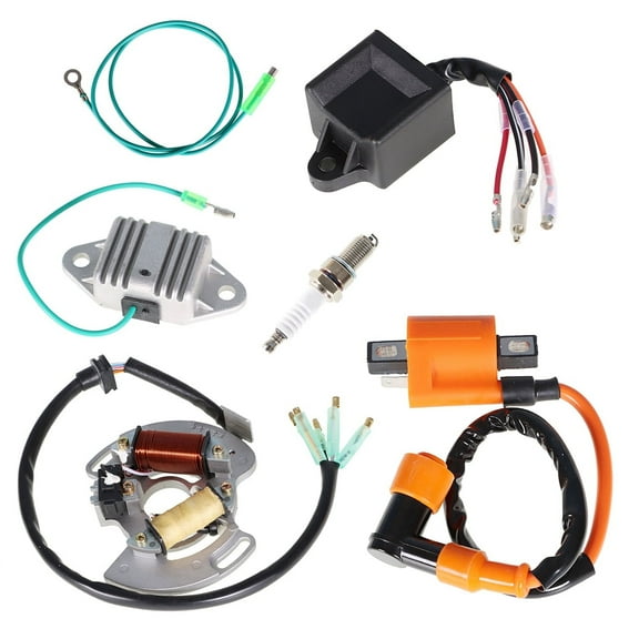Labwork Ignition Coil 3KJ823101000 Spark Plug CDI 3FL855401000 Regulator 82F81910A000 Stator 3JM855600000 Kit Fit for 1997 1998 1999 2000 2001 Yamaha Blaster YFS200