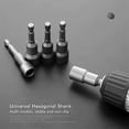 thumbnail image 4 of 10Pcs 6-19mm Magnetic Power Nut Driver Set for Impact Drill Quick Change Chuck Socket Wrench Nut Setters 1/4 Hex Shank, 4 of 5