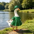thumbnail image 6 of Tuvgenk Porch Goose Outfits 23" Spring Clothes for Porch Goose Set 2 Pack Polyester Outdoor Decoration Garden with Hat, 6 of 6