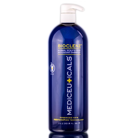 33.8 oz / liter , Therapro Mediceuticals Bioclenz AntiOxidant Shampoo, hair scalp beauty - Pack of 3 w/ Sleek 3-in-1 Comb/Brush