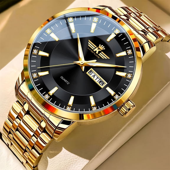 Resicozy Unisex's Watches Waterproof Quartz Stainless Steel Casual Watches Fashion Elegant Classic Wrist Watch with Day Date H