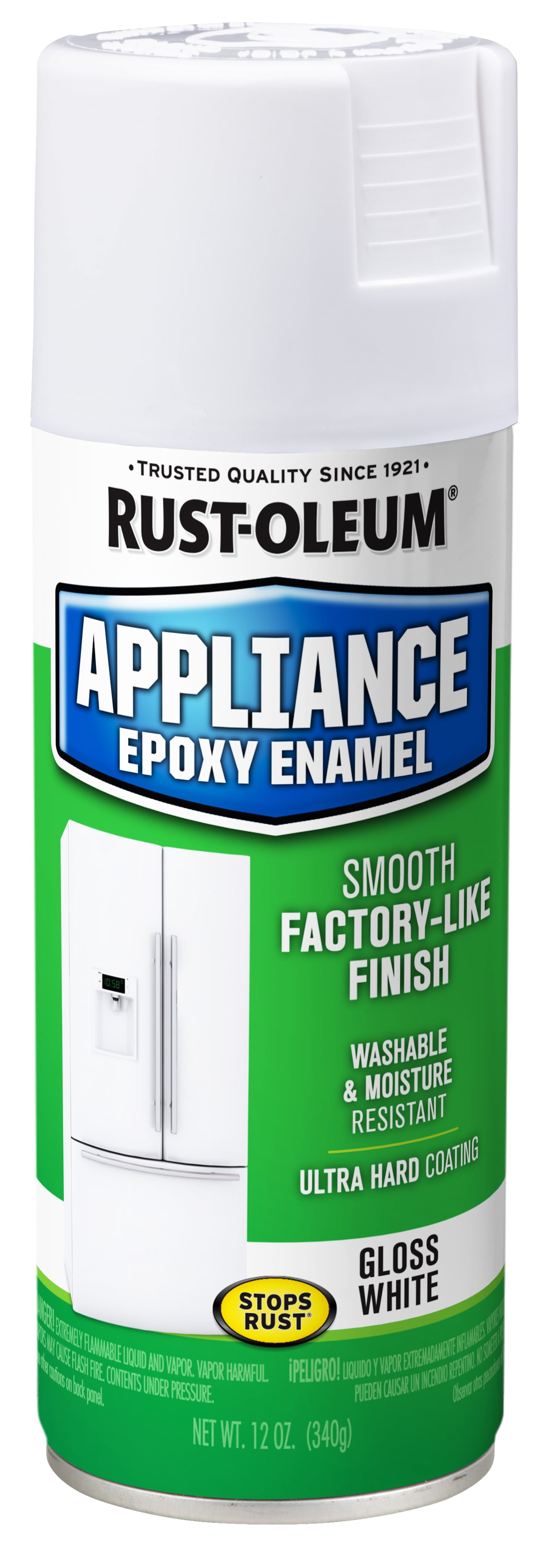 White Rust Oleum Specialty Gloss Appliance Epoxy Spray Paint 12