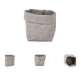 thumbnail image 3 of Washable Storage Basket Kraft Paper Bag Reusable Storage Bins Plants Organizer Cover for Food, Fruit, Toys, Laundry, 3 of 6