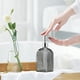 thumbnail image 1 of Botellas Dispensadoras De Vidrio unidad de botella dispensadora de jabón líquido de vidrio gris de 500 ml, recargable, para baño. Rkxzt, 1 of 9