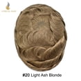thumbnail image 3 of Lyrical Hair Toupee for Men Fine Mono Mens Toupee Human Hair Replacement Systems Monofilament with NPU Hairpiece for Man Black Brown Blonde Gray Hair Wig Unit, 3 of 7
