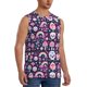 thumbnail image 2 of Balery cute Skull rainbow mushroom Camisetas sin mangas para hombre, absorbe la humedad y protege contra el mal olor.-XX-Large, 2 of 7
