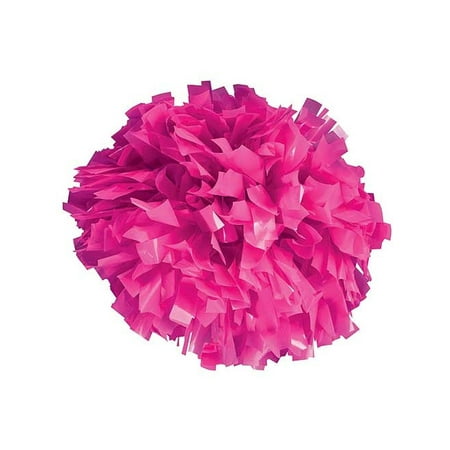 Pizzazz Neon Pink Plastic Cheer Single Pom Pom