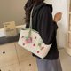 thumbnail image 3 of Lindo bolso para las axilas, bolso de paja de verano con cremallera, bolso de viaje para vacaciones, 3 of 9