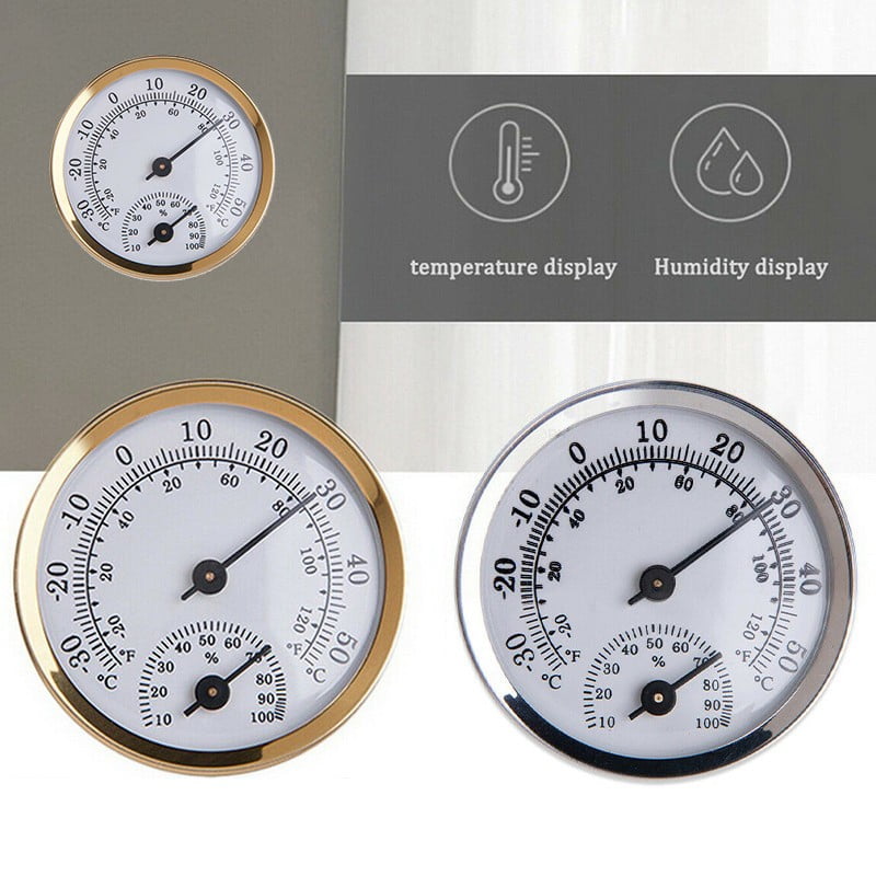 Frienda 3 Pcs Wall Thermometer Indoor Large Outdoor Thermometers for Patio  Wooden Metal Double Scales Thermometer for Temperature Home Pool Office