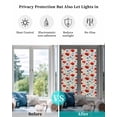 thumbnail image 4 of Window Privacy Film Red Poppy Flower Stained Glass Window Film Decorative Sun Block Window Cover Blue Daisy Floral Patriotic 4th of July Window Clings Static Adhesive Sticker for Bathroom 23.6"x78.7", 4 of 6