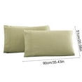 thumbnail image 3 of Usloyux Under $5 Cooling Body Pillowcase, 2-Pack Breathable Pillow Cover for Hot Sleepers, Full Length 51x90cm Velvet Soft Case, All Season Temperature Regulating, 3 of 6