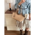 thumbnail image 7 of Straw Tote Bag for Women Woven Raffia Shoulder Bag Adjustable Top Handle Summer Beach Handbag for Casual Vacation Travel, 7 of 7