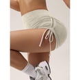 thumbnail image 4 of Seamless High-Waist Butt-Lifting Sports Shorts With Side Drawstring 2-Pack Multicolor-3, 4 of 4