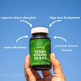 MRM Nuturition Vegan Vitamin D3 & K2 Bone + Immune Health Made from