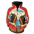 thumbnail image 1 of Sudadera con capucha y cremallera para hombre, diseño de festival de cerveza de dibujos animados, para adolescentes, con capucha, chaquetas con estampado 3D, estilo hip hop unisex de gran tamaño., 1 of 6