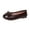shoes 63#Brown, variant on oqasdz Womens Casual Shoes Elegant Bow Knot Detail Flat Dressy Shoes for Comfort Everyday Slip On Low Cut Ballet Shoes Trendy Outdoor Summer