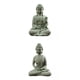 thumbnail image 1 of Estatua de Buda de piedra sentada Macarena 2 uds pequeña para porche interior hogar EstiloG, 1 of 8