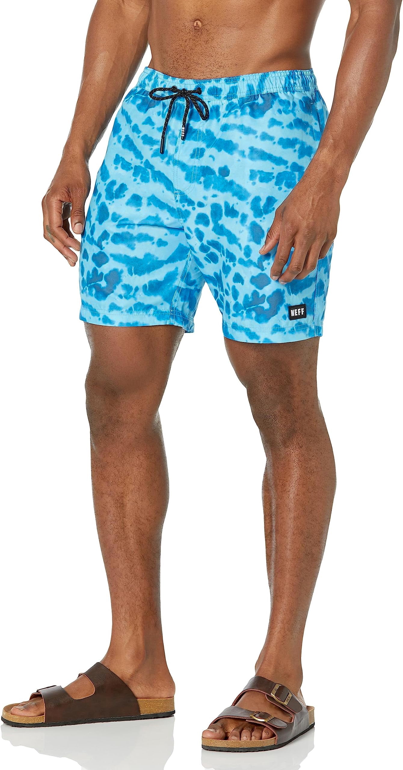 NEFF Men's Daily Slauson Hot Tub Board Shorts for Swimming