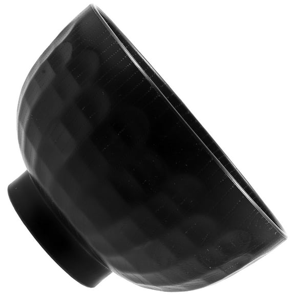Supvox Black Japanese Style Soup Bowl with Smooth Rim, Plastic for Home Use and Serving