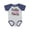 Baseball Heather and Navy, variant on Daddy's Little Princess Girls Baby Bodysuit