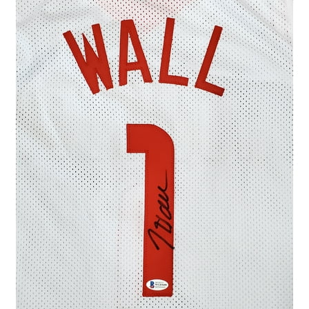 Houston Rockets John Wall Autographed White Jersey Beckett BAS 189807
