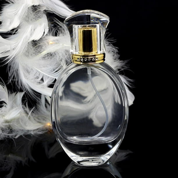 Bouteille de parfum en verre de 1,7 oz 50 ml de parfum portable en