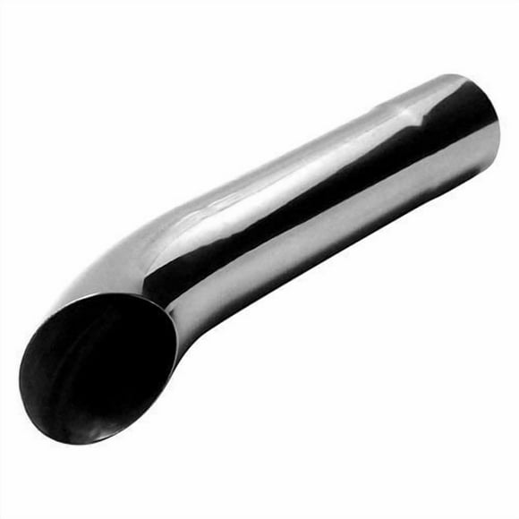 Jones Exhaust J5612TD Chrome Stainless Steel Exhaust Tip Turn Down Tip 2.75 Tip