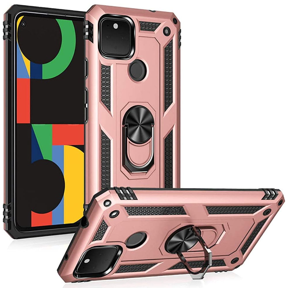 Details about   Hybrid Shockproof Rugged Rugged Stand Protective Case Cover For Google Pixel 5