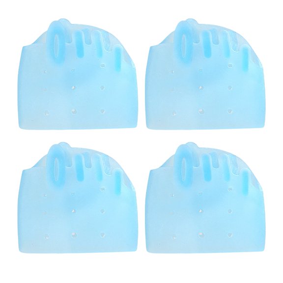 Jnismy 4Pcs Toe Separator Orthopedic Bunion Toe Spacers Ball of Foot Cushions Reusable Foot Alignment Toe Spacer Straightener for Men Women