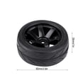 thumbnail image 3 of Fosa RC Racing Car Tires, RC Car Tires,4pcs/set Tires Rubber Tyre Racing Off-Road Vehicle Wheel Rim for RC 1:10 Car Part, 3 of 8