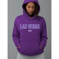 thumbnail image 2 of Las Vegas Usa Sports Style Hoodie Women -Image by Shutterstock, Female 5X-Large, 2 of 4