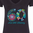 thumbnail image 4 of Inktastic Blooming 60th Birthday Women's V-Neck T-Shirt, 4 of 5