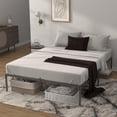 thumbnail image 2 of Tamaño completo-size heavy-duty metal marco de cama con under-cama almacenamiento - noise-free, steel slats, no box spring, fácil montaje, 2 of 7