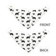 thumbnail image 3 of Honeii Border Collie Dog Print Pet Scarf Dog Bandanas for Dogs Triangle Dog Scarfs,Bandana Pet Cute Scarf Bibs for Small Medium Dogs and Cat-Small, 3 of 5