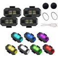 thumbnail image 1 of XUANYI 7 Colors Led Strobe Lights, Aircraft Strobe Lights,Anti Collision Lighting Led Lights Night Signal Light, Mini Drone Lamp,Strobe Lamp For Cars,Motorcycles,Bicycles (4Pcs), 1 of 6