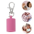 thumbnail image 4 of Unique Bargains 1 Pc Solid Color Lip Gloss Keychain Cap Rose Red Silicone, 4 of 5