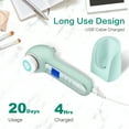 thumbnail image 6 of Face Scrubber Exfoliator, Combine Left and Right Rotation Facial Cleansing Brush with 5 Brush heads, Rechargeable IPX7 Waterproof Electric Face Spin Brush for Exfoliating and Deep Cleansing, 6 of 7