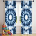 thumbnail image 5 of Blackout Kids Curtains,Blue Tie Dye Mandala Pattern Childrens Insulated Curtains Set Of 2,Bedroom Essentials,Toddler Room Decor 42"x84", 5 of 5