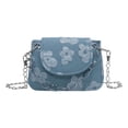 thumbnail image 2 of Bolso de hombro con solapa para Mujer Yinane bolso cruzado elegante floral Mini bolso con cadena estilo coreano, 2 of 8