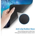 thumbnail image 6 of Galaxy XL Large Gaming Mouse Pad, Full Desk Mousepad with Milky Way and Moon in Night Forest, Extended Big Computer Mat for Desk, Non Slip Long Deskpad for Men Office (Blue, 31.5*11.8 in), 6 of 6