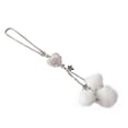 thumbnail image 1 of Bling Car Mirror Accessories Bling Love Heart Y Pink Plush Ball Rhinestones Diamond Car Accessories Crystal Car Rear View Mirror Charms Noticed VI012328-03, 1 of 6