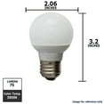 thumbnail image 2 of GE 1.8W 120V E26 Screw Base G16.5 LED Light Bulb, 2 of 2