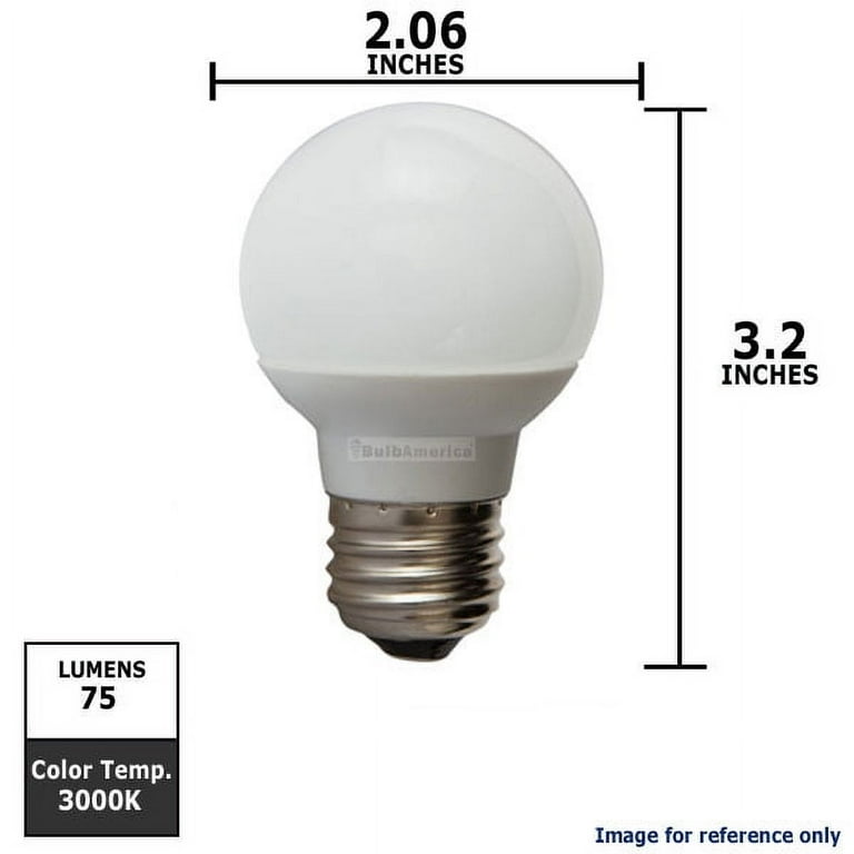 GE 1.8W 120V E26 Screw Base G16.5 LED Light Bulb - Walmart.com