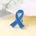 thumbnail image 1 of 10pcs Cancers Awareness Lapel Pins Ribbon Pins Hope Ribbon Lapel Pins For Charity Recognition,public, 1 of 5