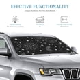 thumbnail image 4 of Bingfone Space Galaxy Car Windshield Sunshade,Sun Foldable Sun Shield Sun Visor for Car - Medium, 4 of 9
