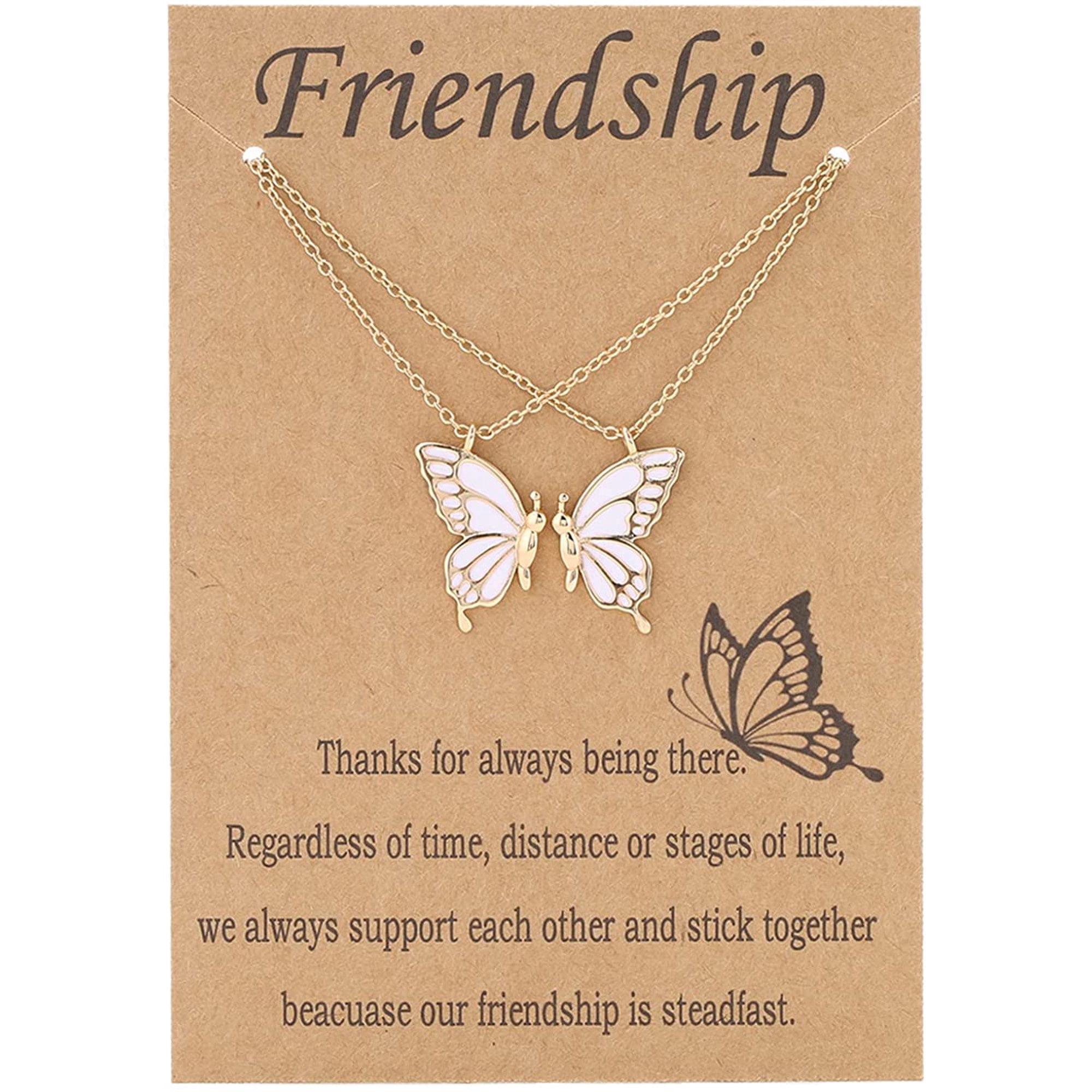 Long Distance Friendship Necklace